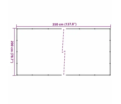 Tinklas Priekabai, Žalias, 2X3,5M, Hdpe