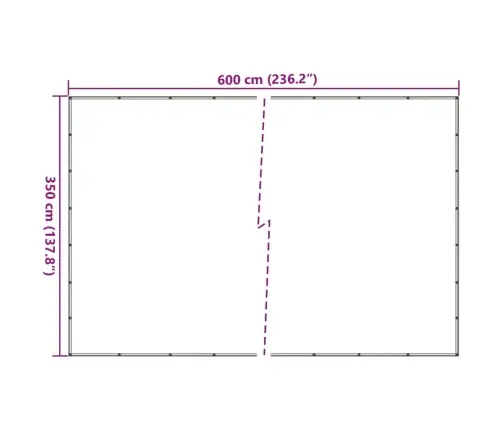 Koormavõrk, Roheline, 3,5X6 M, Hdpe