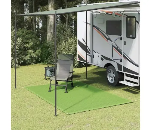 Telts Paklājs, 250X300 Cm, Gaiši Zaļš, Hdpe Vidaxl