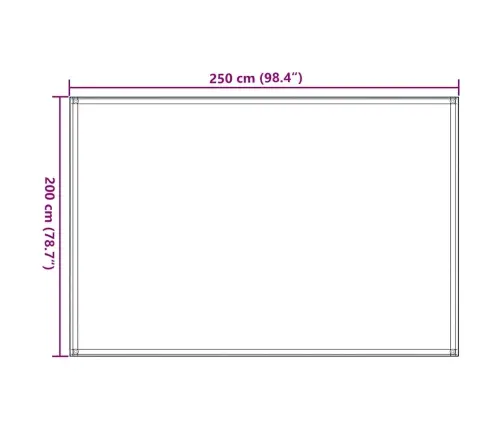 Palapinės Kilimėlis, Smėlio Spalvos, 250X200cm Hdpe