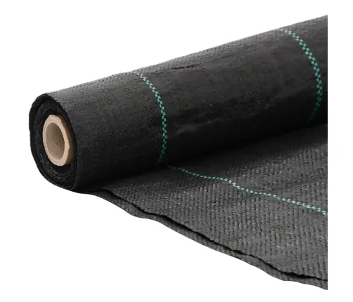 Augsnes Pārsegs, Melns, 4X100 M, Pp Vidaxl