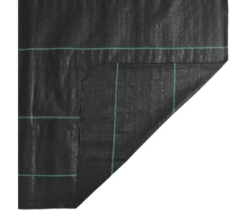 Augsnes Pārsegs, Melns, 4X100 M, Pp Vidaxl