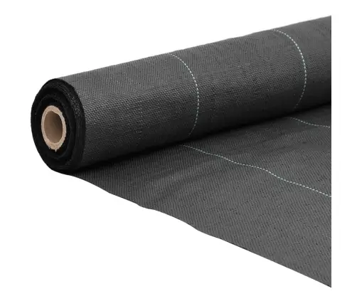 Augsnes Pārsegs, Melns, 0,5X10 M, Pp Vidaxl