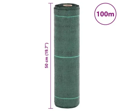 Piktžolių Membrana, Žalia, 0,5X100 M, Pp