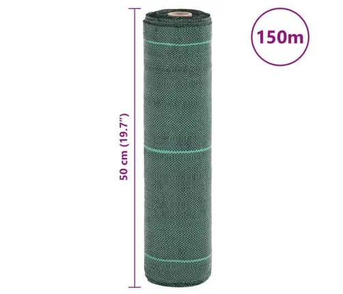 Augsnes Pārsegs, Zaļš, 0,5X150 M, Pp Vidaxl