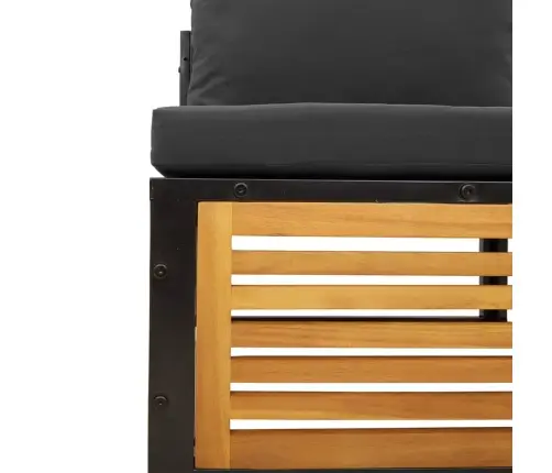 Sodo Sofos Komplektas Su Pagalvėmis, 6 Dalių, Akacijos Masyvas