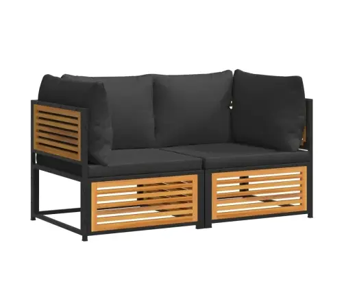 2-Osaline Aiadiivani Komplekt Patjadega, Akaatsiapuit