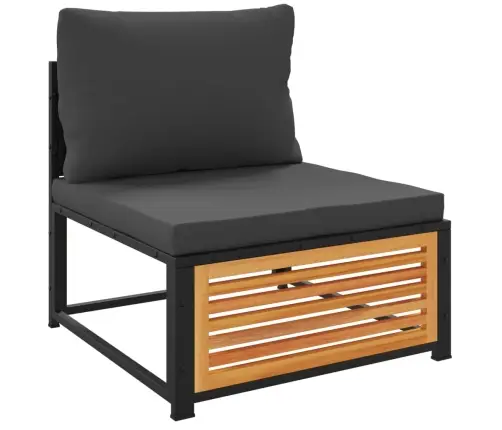 6-Daļīgs Dārza Atpūtas Mēbeļu Komplekts Ar Matračiem, Akācija Vidaxl