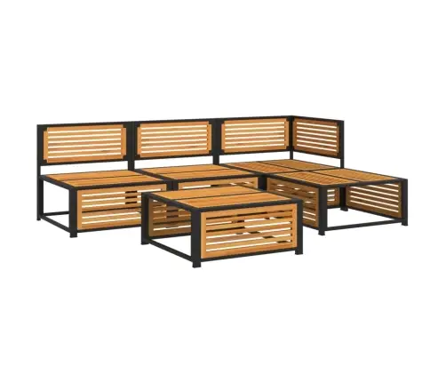 5-Osaline Aiadiivanikomplekt Patjadega, Akaatsiapuit