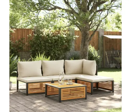 5-Osaline Aiadiivanikomplekt Patjadega, Akaatsiapuit