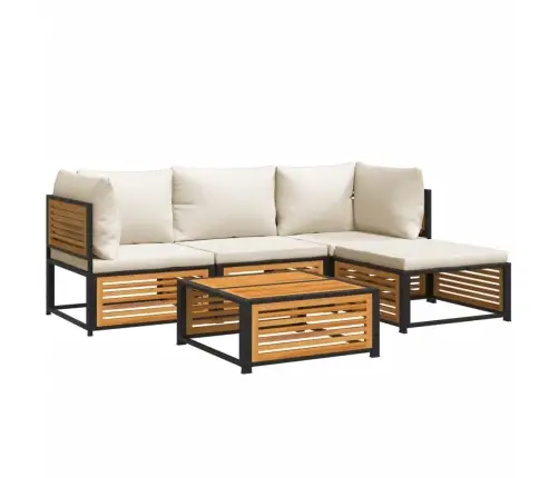 Sodo Komplektas Su Pagalvėlėmis, 5 Dalių, Akacijos Masyvas