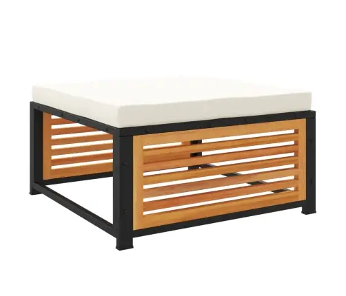 7-Daļīgs Dārza Dīvānu Komplekts Ar Matračiem, Akācija Vidaxl