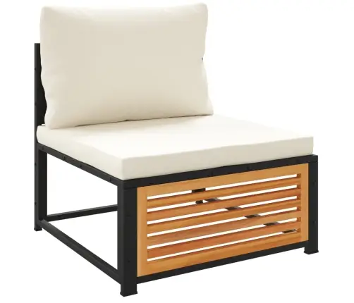 Trīsdaļīgs Dārza Dīvānu Komplekts, Spilveni, Akācijas Masīvkoks Vidaxl