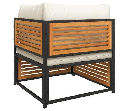 4-Daļīgs Dārza Atpūtas Mēbeļu Komplekts Ar Matračiem, Akācija Vidaxl