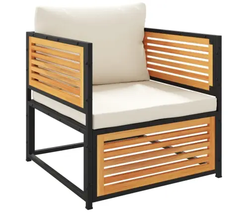 12-Daļīgs Dārza Dīvānu Komplekts Ar Matračiem, Akācija Vidaxl