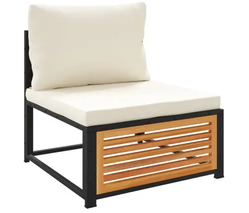 12-Daļīgs Dārza Dīvānu Komplekts Ar Matračiem, Akācija Vidaxl