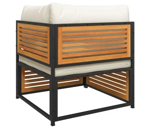 5-Daļīgs Dārza Atpūtas Mēbeļu Komplekts Ar Matračiem, Akācija Vidaxl