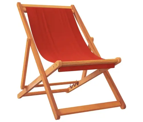 Salokāmi Pludmales Krēsli, 2 Gab., Sarkans Audums Vidaxl Salokāmi Pludmales Krēsli, 2 Gab., Sarkans Audums Vidaxl