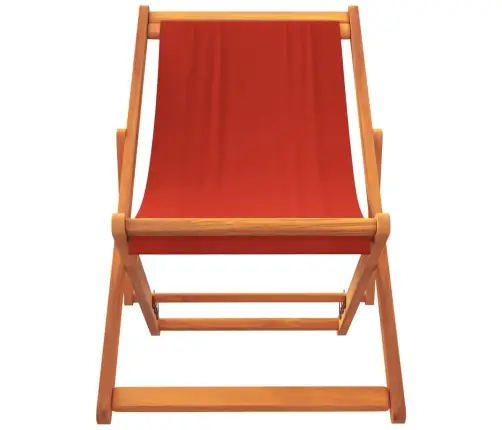 Salokāmi Pludmales Krēsli, 2 Gab., Sarkans Audums Vidaxl Salokāmi Pludmales Krēsli, 2 Gab., Sarkans Audums Vidaxl