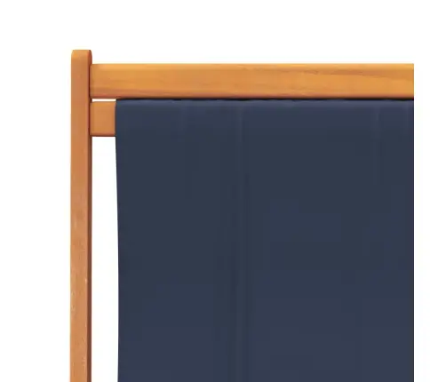 Salokāmi Pludmales Krēsli, 2 Gab., Zils Audums Vidaxl