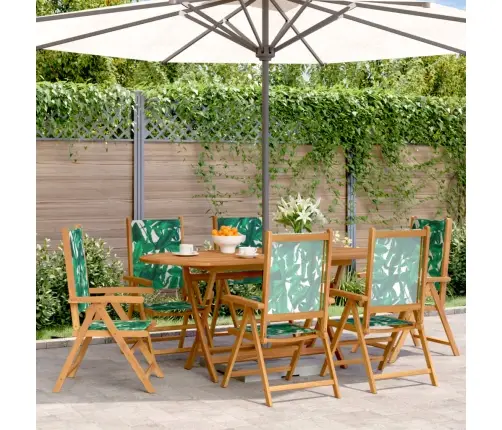 Allalastava Seljatoega Aiatoolid 6 Tk, Roheline, Kangas Ja Puit