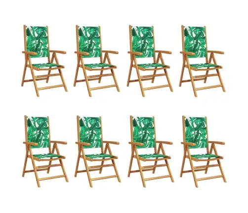 Allalastava Seljatoega Aiatoolid 8 Tk, Roheline, Kangas Ja Puit