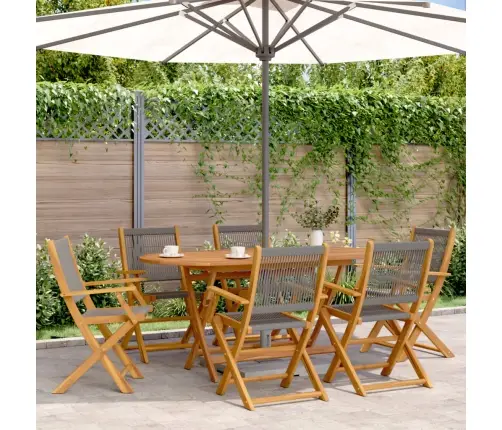 Kokkupandavad Aiatoolid 6 Tk, Hall, Akaatsiapuit