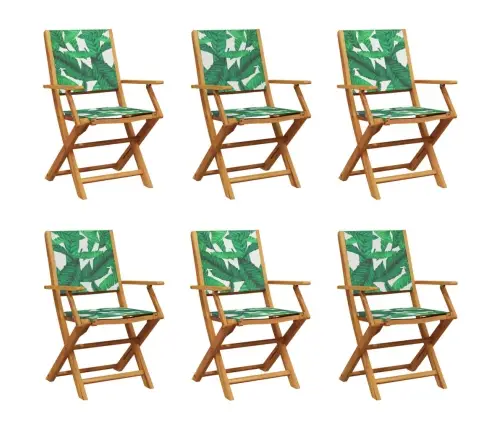 Kokkupandavad Aiatoolid 6 Tk, Roheline, Kangas Ja Puit