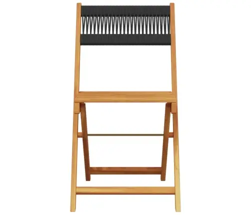 Kokkupandavad Aiatoolid 4 Tk, Must, Akaatsiapuit