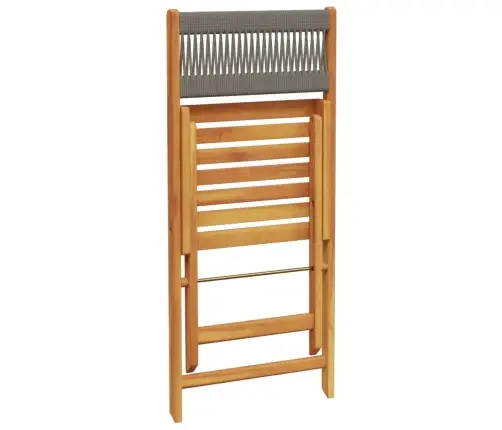 Sulankstomos Sodo Kėdės, 6Vnt., Pilkos, Akacijos Masyvas