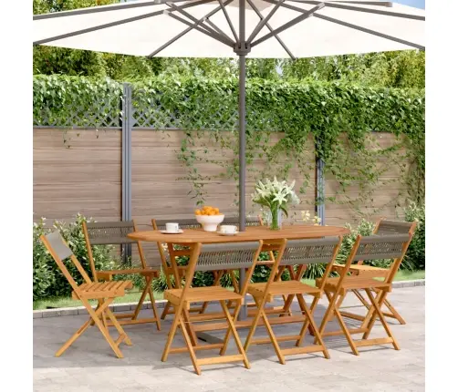 Saliekami Dārza Krēsli, 8 Gab., Pelēki, Akācijas Masīvkoks Vidaxl Saliekami Dārza Krēsli, 8 Gab., Pelēki, Akācijas Masīvkoks Vidaxl