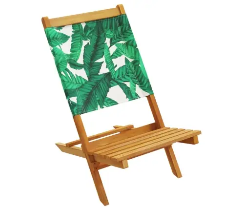 Sulankstomos Sodo Kėdės, 4Vnt., Žalios, Audinys Ir Mediena