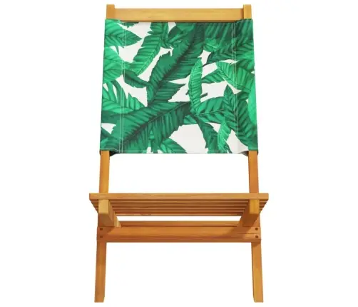 Sulankstomos Sodo Kėdės, 4Vnt., Žalios, Audinys Ir Mediena