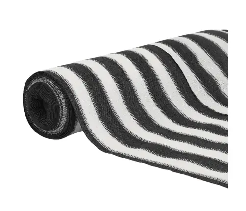 Norobežojošais Tīkls, Pelēks Un Balts, 1X25 M, Hdpe, 75 G/M² Vidaxl