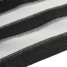 Privaatsusvõrk, Antratsiithall Ja Valge, 1,2X10 M Hdpe 75 G/M²