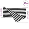 Norobežojošais Tīkls Antracītpelēks Balts 1,2X50 M Hdpe 75 G/M² Vidaxl