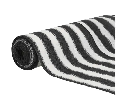 Norobežojošais Tīkls Antracītpelēks Balts 1,8X50 M Hdpe 75 G/M² Vidaxl