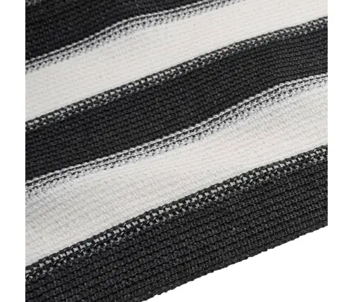 Norobežojošais Tīkls Antracītpelēks Balts 3,6X10 M Hdpe 75 G/M² Vidaxl