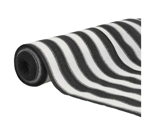 Norobežojošais Tīkls Antracītpelēks Balts 1,8X10 M Hdpe 150G/M² Vidaxl