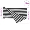 Privatumo Suteikiantis Tinklelis, Antracito Ir Baltos, 1,8X25M Privatumo Suteikiantis Tinklelis, Antracito Ir Baltos, 1,8X25M