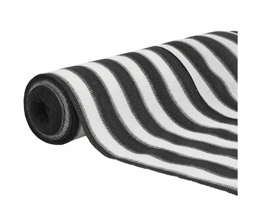 Norobežojošais Tīkls Antracītpelēks Balts 2X25 M Hdpe 150G/M² Vidaxl