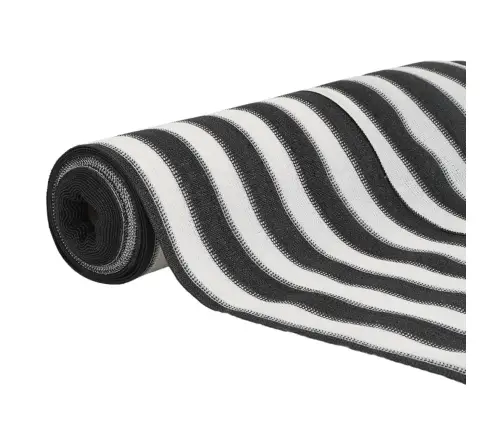 Norobežojošais Tīkls Antracītpelēks Balts 1,5X25 M Hdpe 150G/M² Vidaxl