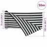 Privatumo Suteikiantis Tinklelis, Antracito Ir Baltos, 1,5X50M