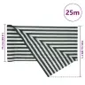Privaatsusvõrk, Roheline Ja Valge, 1,5X25 M Hdpe 75 G/M²