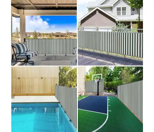 Norobežojošais Tīkls Zaļš Un Balts 2X50M Hdpe 75 G/M² Vidaxl