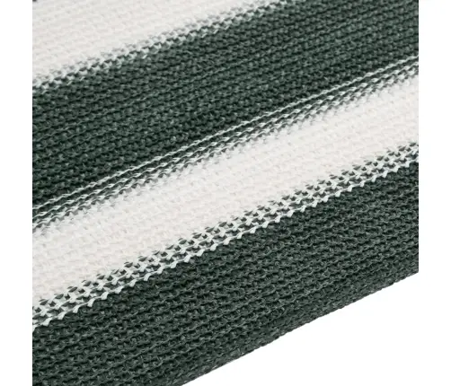 Norobežojošais Tīkls Zaļš Un Balts 1,5X25 M Hdpe 150G/M² Vidaxl