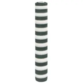 Norobežojošais Tīkls Zaļš Un Balts 1,8X25 M Hdpe 150G/M² Vidaxl