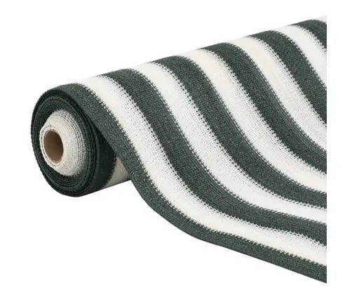 Norobežojošais Tīkls Zaļš Un Balts 2X10 M Hdpe 150G/M² Vidaxl