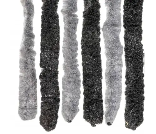 Užuolaida Nuo Musių, Pilka Ir Juoda, 118X220cm Šenilis