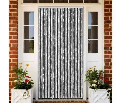 Užuolaida Nuo Musių, Pilka Ir Juoda, 118X220cm Šenilis